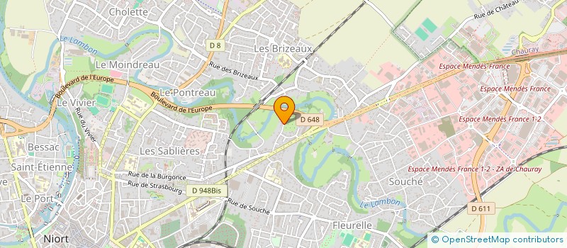 localisation de l'entreprise MADAME STEPHANIE DAVID à NIORT