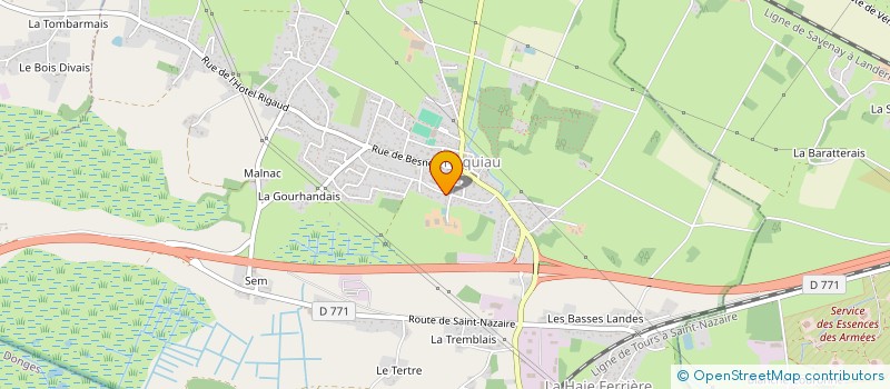 localisation de l'entreprise MADAME STEPHANIE DAVID  PRINQUIAU