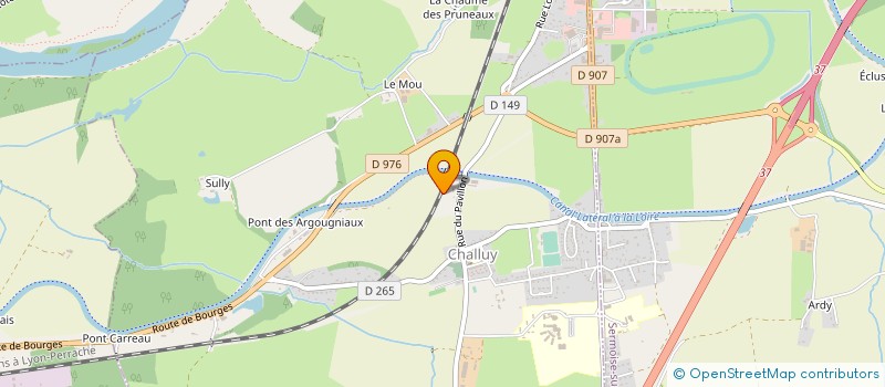 localisation de l'entreprise MADAME STEPHANIE DE GAIGNERON JOLLIMON DE MAROLLES  CHALLUY