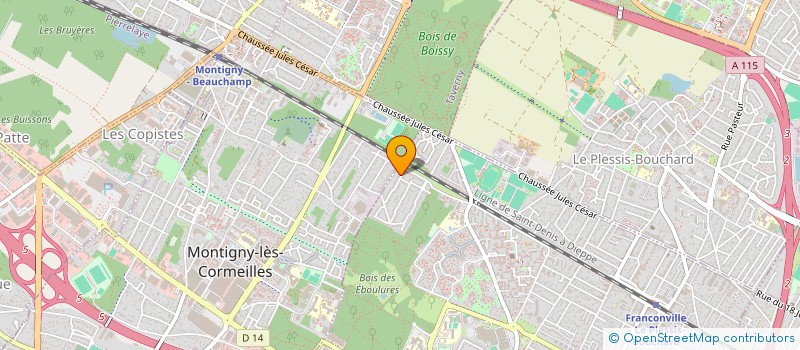 localisation de l'entreprise MADAME STEPHANIE DE GREY  FRANCONVILLE