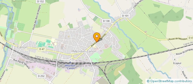 localisation de l'entreprise MADAME STEPHANIE DE JOYBERT  MEZIDON VALLEE D'AUGE