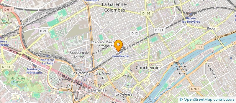 localisation de l'entreprise MADAME STEPHANIE DE LUCA à COURBEVOIE