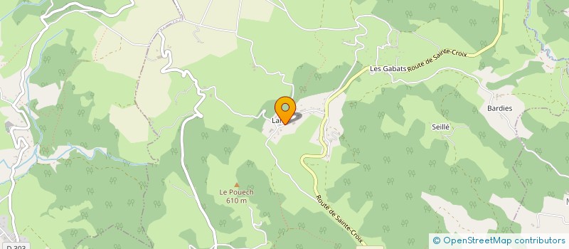 localisation de l'entreprise MADAME STEPHANIE DE NADAI à MONTJOIE-EN-COUSERANS