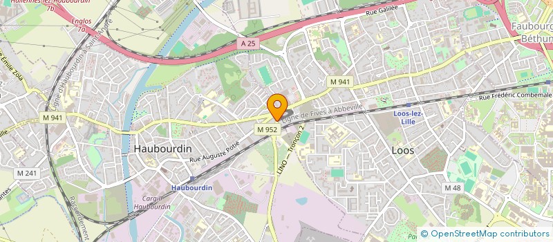 localisation de l'entreprise MADAME STEPHANIE DE WAEGENAERE  HAUBOURDIN