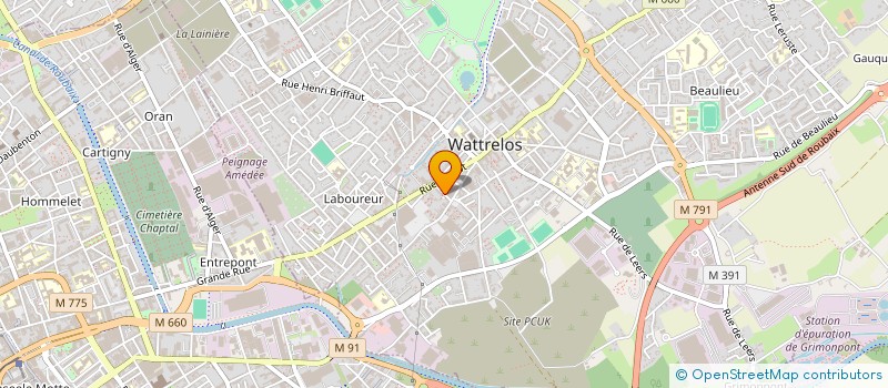 localisation de l'entreprise MADAME STEPHANIE DEBARBIEUX à WATTRELOS
