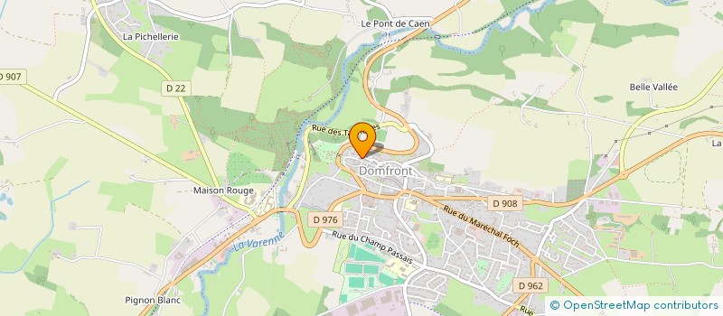 localisation de l'entreprise MADAME STEPHANIE DEBARLE à DOMFRONT-EN-POIRAIE