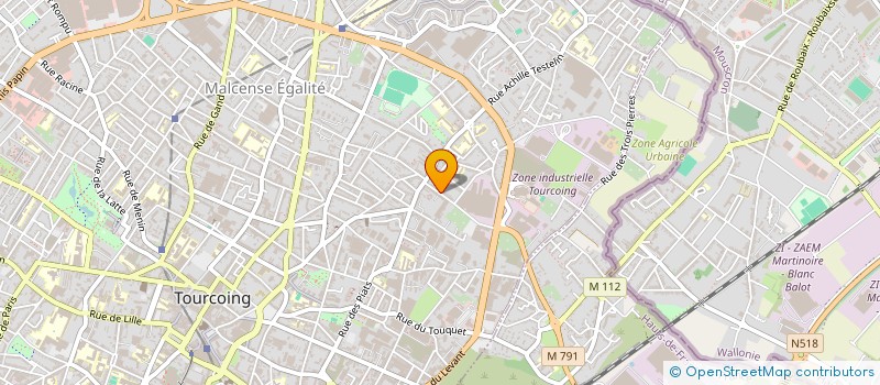 localisation de l'entreprise MADAME STEPHANIE DEBONNET à TOURCOING