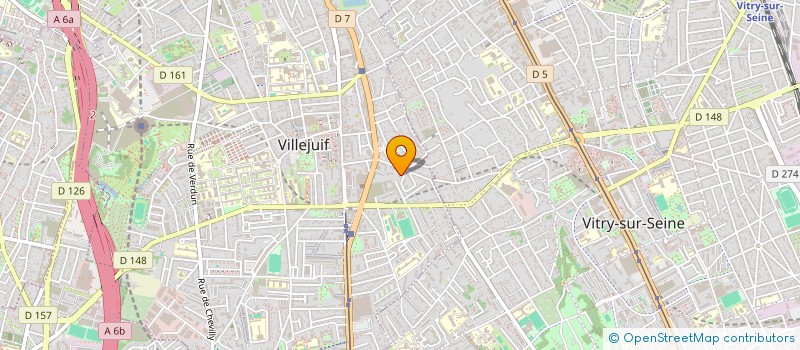 localisation de l'entreprise MADAME STEPHANIE DEBOUSSET  VILLEJUIF