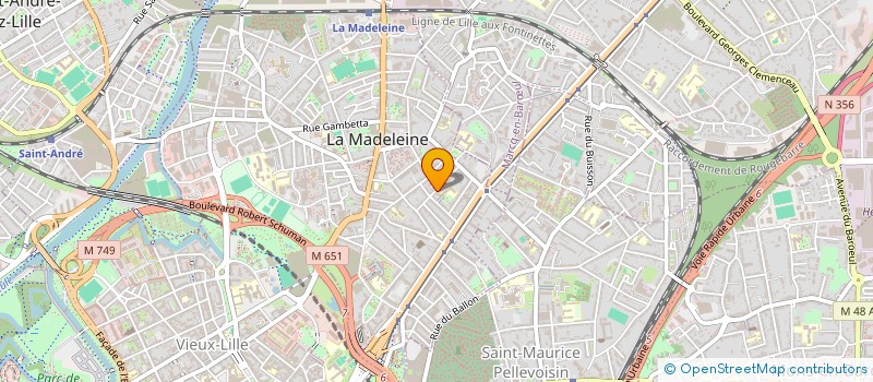 localisation de l'entreprise MADAME STEPHANIE DECOBECQ à LA MADELEINE