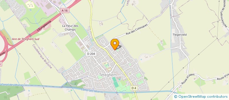 localisation de l'entreprise MADAME STEPHANIE DEFRANCE  TETEGHEM-COUDEKERQUE-VILLAGE