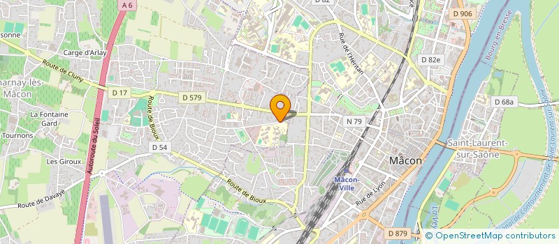 localisation de l'entreprise MADAME STEPHANIE DEGRANGE  CHARNAY-LES-MACON