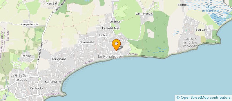 localisation de l'entreprise MADAME STEPHANIE DEHEM  SARZEAU