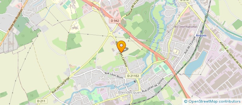 localisation de l'entreprise MADAME STEPHANIE DEHORTER  BLENDECQUES