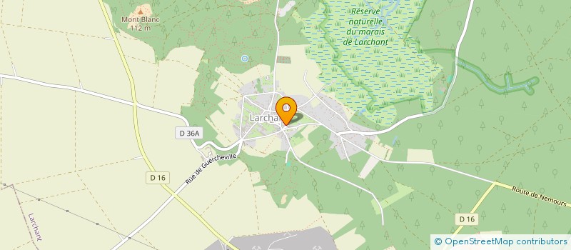 localisation de l'entreprise MADAME STEPHANIE DEJOYE  LARCHANT