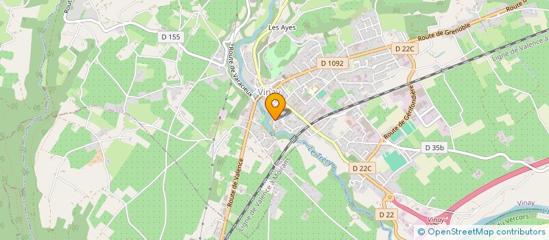 localisation de l'entreprise MADAME STEPHANIE DELAGE  VINAY