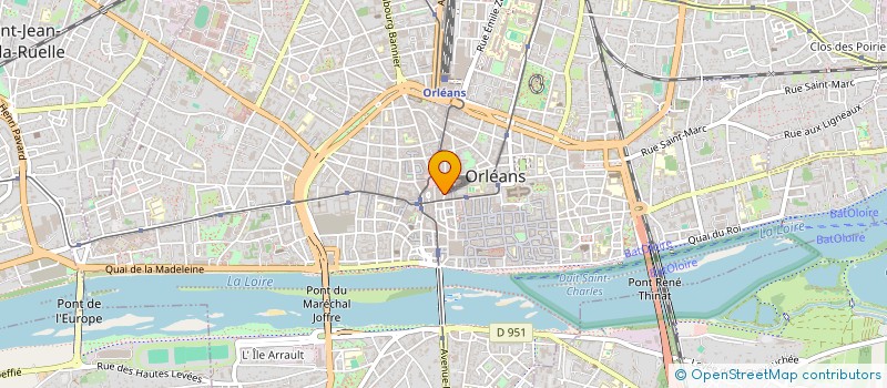 localisation de l'entreprise MADAME STEPHANIE DELAMARCHE à ORLEANS