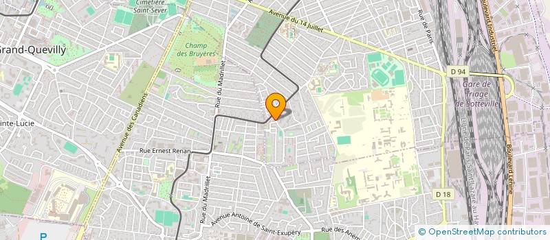 localisation de l'entreprise MADAME STEPHANIE DELAMOTTE  SOTTEVILLE-LES-ROUEN