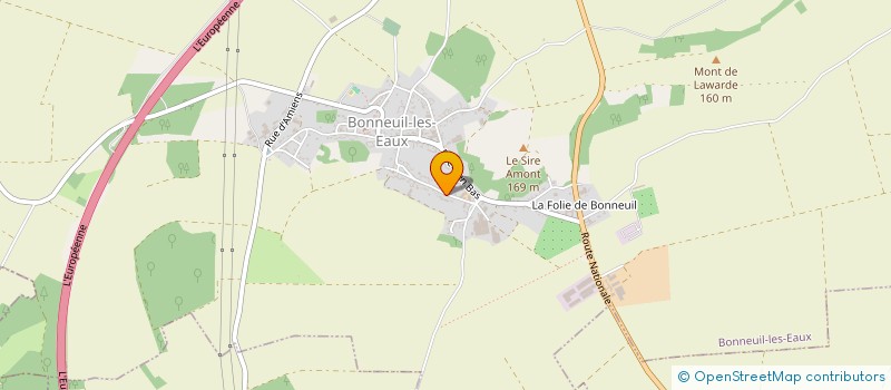 localisation de l'entreprise MADAME STEPHANIE DELANNOY  BONNEUIL-LES-EAUX