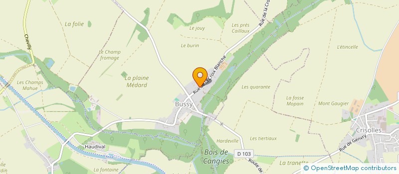 localisation de l'entreprise MADAME STEPHANIE DELATTRE  BUSSY