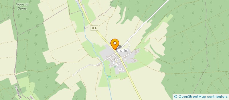 localisation de l'entreprise MADAME STEPHANIE DELAUNAY  URUFFE