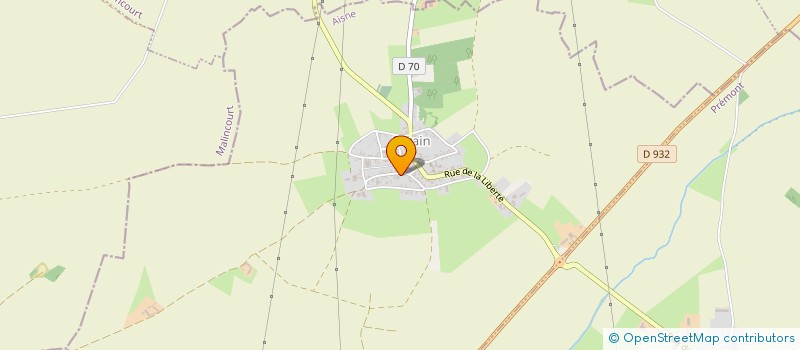 localisation de l'entreprise MADAME STEPHANIE DELCORPS  SERAIN