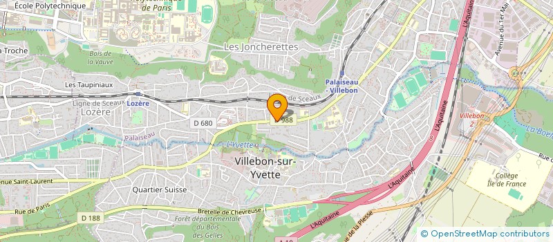localisation de l'entreprise MADAME STEPHANIE DELEPINE à PALAISEAU