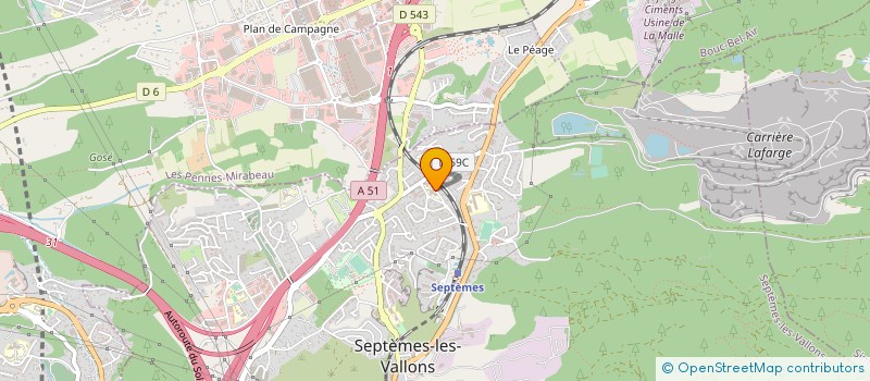 localisation de l'entreprise MADAME STEPHANIE DELEVILLE  SEPTEMES-LES-VALLONS