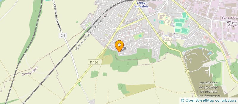 localisation de l'entreprise MADAME STEPHANIE DELGADO  CREPY EN VALOIS