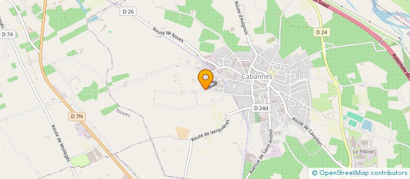 localisation de l'entreprise MADAME STEPHANIE DELLA SAVIA  CABANNES