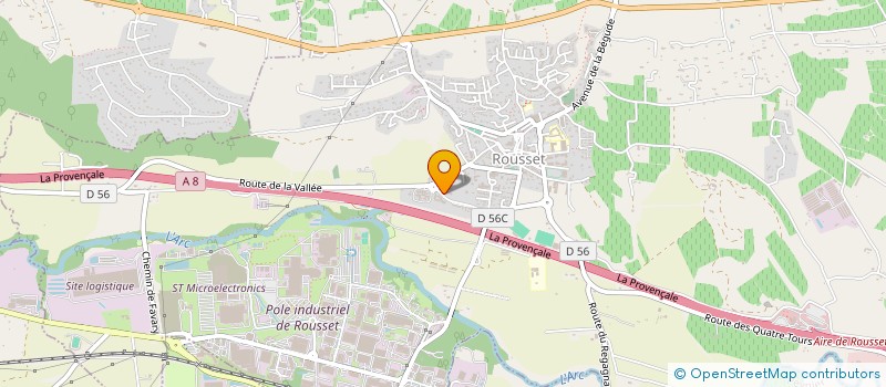 localisation de l'entreprise MADAME STEPHANIE DELOGE  ROUSSET