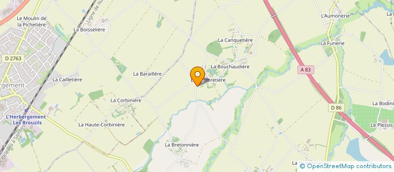 localisation de l'entreprise MADAME STEPHANIE DELORME  LES BROUZILS