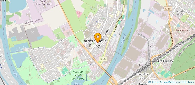 localisation de l'entreprise MADAME STEPHANIE DELPECH  CARRIERES-SOUS-POISSY