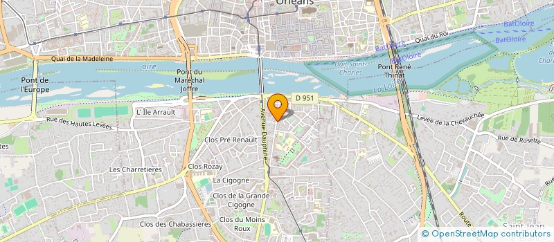 localisation de l'entreprise MADAME STEPHANIE DELPONT  ORLEANS