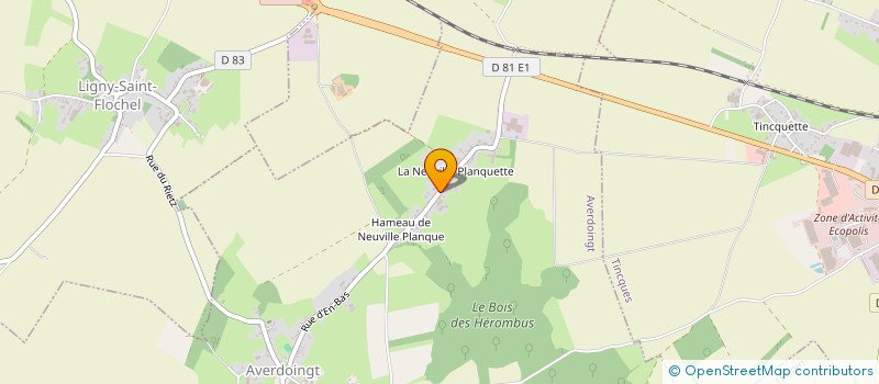 localisation de l'entreprise MADAME STEPHANIE DELRUE  AVERDOINGT