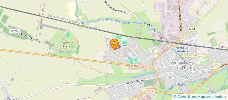 localisation de l'entreprise MADAME STEPHANIE DELSART  VERNEUIL D'AVRE ET D'ITON