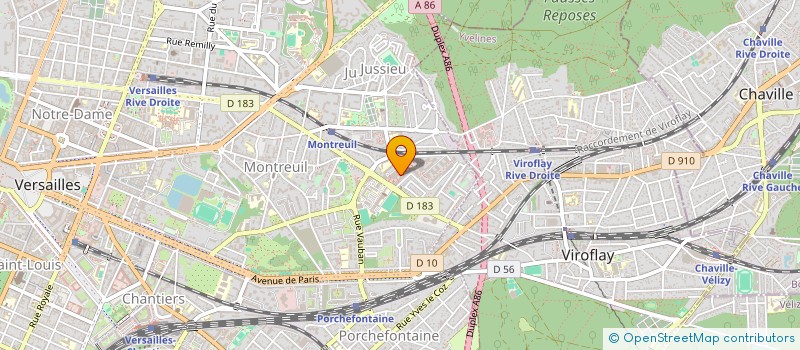 localisation de l'entreprise MADAME STEPHANIE DELTEIL à VERSAILLES