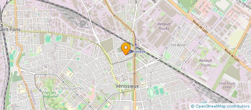 localisation de l'entreprise MADAME STEPHANIE DELVART  VENISSIEUX