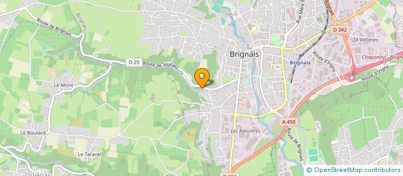 localisation de l'entreprise MADAME STEPHANIE DEMERCIERE  BRIGNAIS