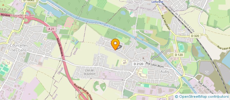 localisation de l'entreprise MADAME STEPHANIE DEMUYNCK  AUBY