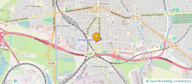 localisation de l'entreprise MADAME STEPHANIE DENIMAL  CALAIS