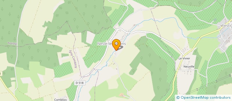 localisation de l'entreprise MADAME STEPHANIE DEPART  NESLE-LE-REPONS