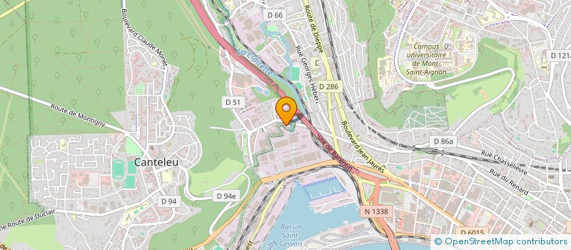 localisation de l'entreprise MADAME STEPHANIE DEPAUX  CANTELEU