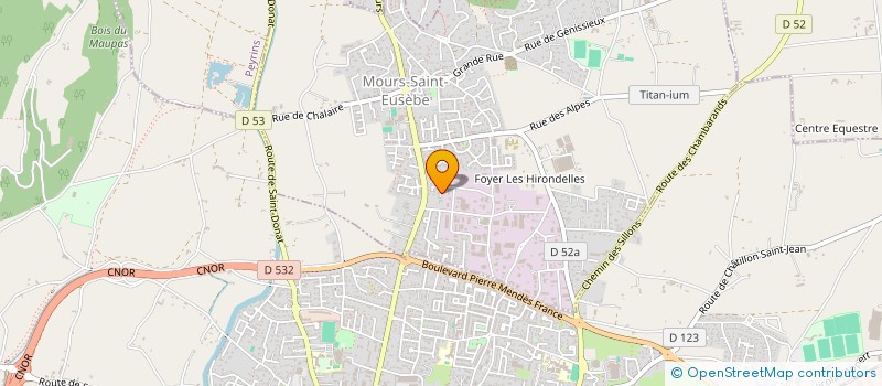 localisation de l'entreprise MADAME STEPHANIE DEPUYDT  MOURS-SAINT-EUSEBE