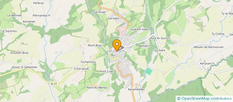 localisation de l'entreprise MADAME STEPHANIE DEREDEC  BRASPARTS