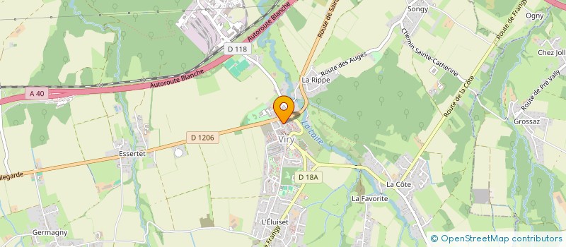 localisation de l'entreprise MADAME STEPHANIE DERONZIER  VIRY