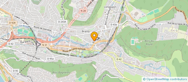 localisation de l'entreprise MADAME STEPHANIE DESCHAMPS  DARNETAL