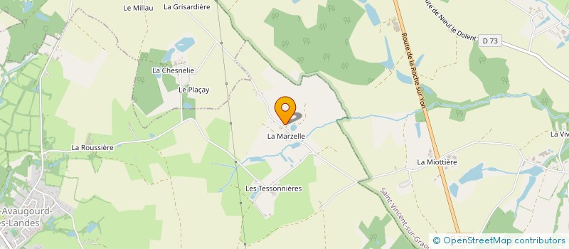 localisation de l'entreprise MADAME STEPHANIE DESCHAMPS  SAINT-AVAUGOURD-DES-LANDES