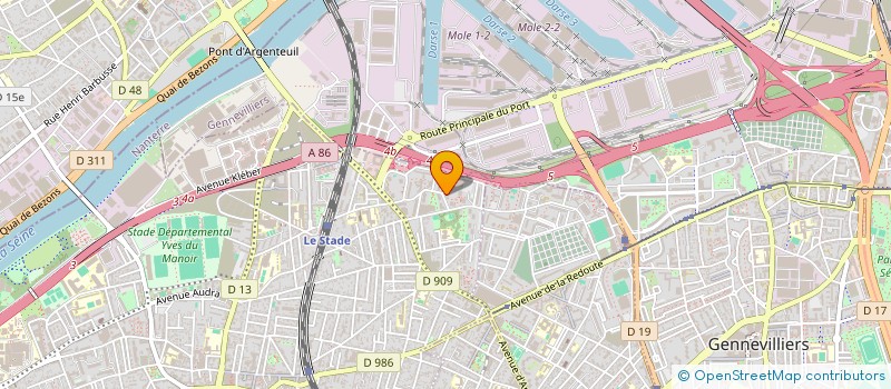localisation de l'entreprise MADAME STEPHANIE DESSARZIN CAUCHOIS  COLOMBES