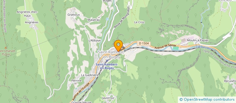 localisation de l'entreprise MADAME STEPHANIE DESSERRIERES à SAINT-RAMBERT-EN-BUGEY