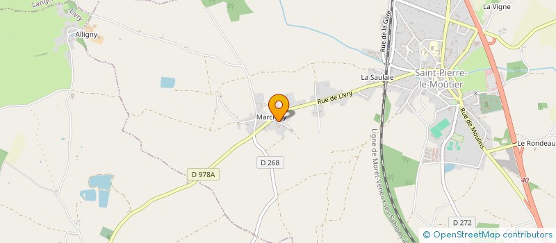 localisation de l'entreprise MADAME STEPHANIE DEVEAUX  SAINT-PIERRE-LE-MOUTIER